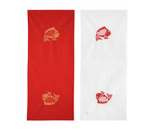 吉祥鯛魚手巾