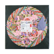 Yuzen Origami 19.3×19.3cm (Set of 24) Incl. Crane Extra-large