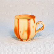[Bizen Ware] Hidasuki Coffee Cup, Teacup Type w/Paper Box