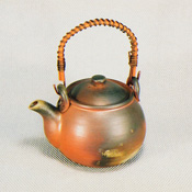 [Bizen Ware] Sangiri Teapot w/Paper Box