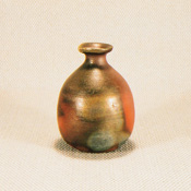[Bizen Ware] Sangiri Small Sake Flask w/Paper Box