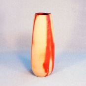 [Bizen Ware] Hidasuki Three-Sided Vase in Paper Box