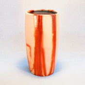 [Bizen Ware] Hidasuki Widemouthed Vase in Paper Box