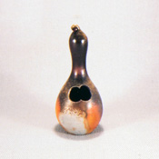 [Bizen Ware] Sangiri Gourd Vase in Paper Box