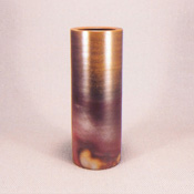 [Bizen Ware] Sangiri Tube Vase in Paper Box