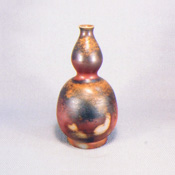 [Bizen Ware] Sangiri Gourd-Shaped Vase in Paper Box