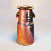 [Bizen Ware] Sangiri Eared Vase in Paper Box