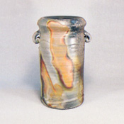 [Bizen Ware] Yohen Eared Vase in Paper Box　