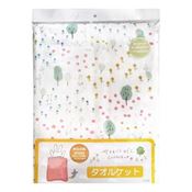 Wild Rose Junior Blanket / Megumi Sakakibara Collection, Made in Japan