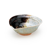 Tsutsue Kiln, Korean Karatsu Abalone-Shape Bowl