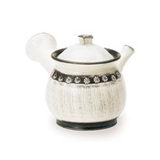 Shugama Black Mishima Teapot