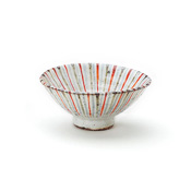 Shigehisa Miura Tokusa (Red) Rice Bowl