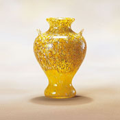Shirakami-san Yellow Leaf Vase