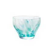 Fukura Glass, Sake Cup, Hisui