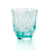 凹凸型玻璃杯 迷你玻璃杯 翡翠