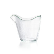 Casual Sake Utensil, Heat Resistant Lipped Cup, (Clear) 