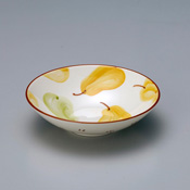 Pear Design Flat Bowl