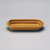 摩卡色 迭型 长方形焗烤盘