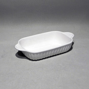 白色 四角形焗烤盤