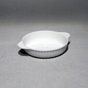 白色 圓形焗烤盤