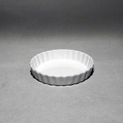 白色淺型烤盤 (小) 