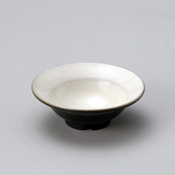 黑白釉 (云彩) 小碗盆