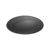 Black Clay Split Base (Black) Large Plate