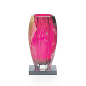 Edo Glass Red Vase (Grapes) 