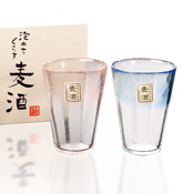 Foaming Glass Beer Gift Pair Glass Set