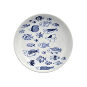 Hasami Ware, cocomarine Small Plate, School of Fish 1