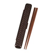 18.0 Ajiro-Style  Chopstick Case Set, Tamari