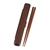 18.0 Ajiro-Style  Chopstick Case Set, Shunkei