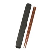 23.0 Ajiro-Style  Chopstick Case Set, Black