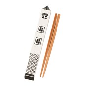 Obento House, 18.0 House Chopstick Case Set, Kura Black
