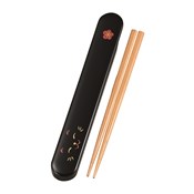 Variety 18.0 Slide Chopstick Case Set, Black Cat