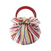 [Furoshiki] 70 Modern Girl Strawberry Bag, Stripes