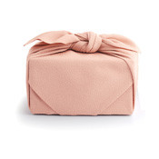 [包巾] 聚酯纤维绉纱　素色　粉色