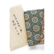 Tatsumura-ori, Kinpu Fukusa Cloth Envelope, Flower & Birds & Plum Blossom Pattern