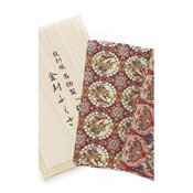 Tatsumura-ori, Kinpu Fukusa Cloth Envelope, Lion Hunting Pattern