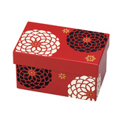 [Bento Box] Hyakuhana, Hakoben, Red 