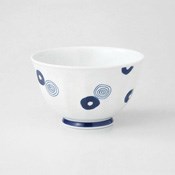 Hasamiyaki, Uzumarumon Pattern Beveled Light All-Purpose Bowl