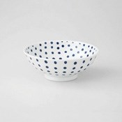 Hasamiyaki, Spotted Pattern Beveled Light Small Bowl