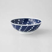 Hasamiyaki, Somenuki Spotted Pattern Beveled Light Small Bowl
