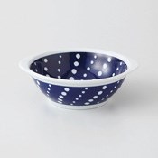 Hasamiyaki, Somenuki Spotted Pattern Eared Light Bowl