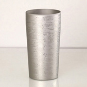HORIE Titanium Tumbler, Ryo, Large, Silver