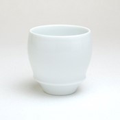 SAKE GLASS Nojun, Round, White Porcelain