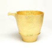 SAKE GLASS Katakuchi Cup, Gold 