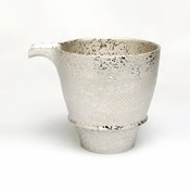 SAKE GLASS Katakuchi Cup, Silver 