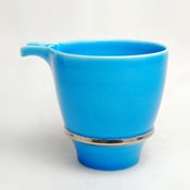 SAKE GLASS Katakuchi Cup, Azure