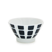 Hasami-Yaki swatch Rice Bowl, Pollock